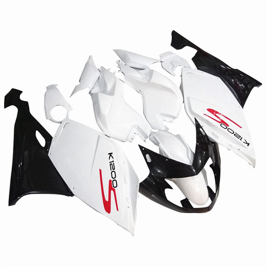 Kit de carénage Amotopart BMW 2005-2010 K1200S blanc noir