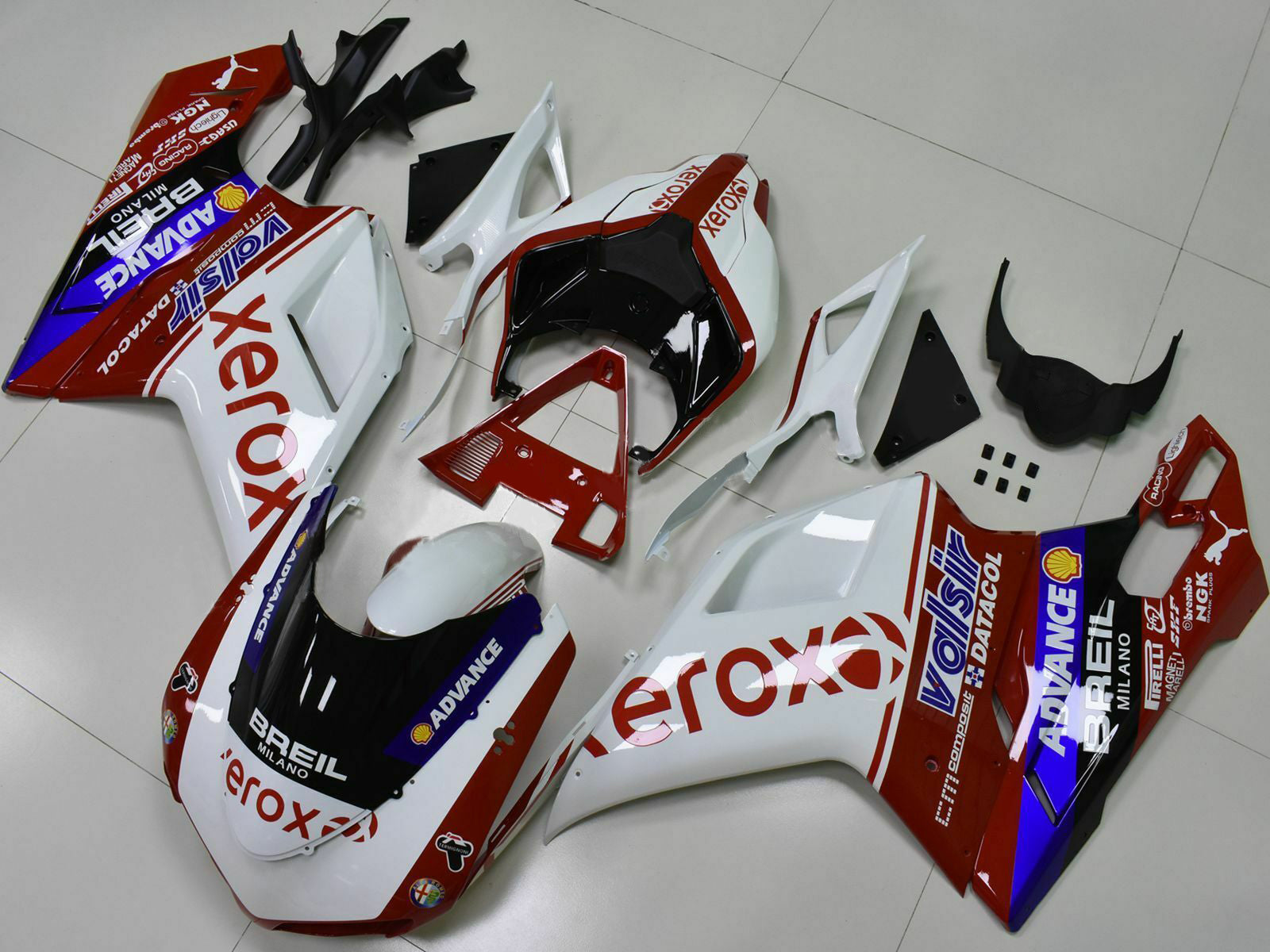 Amotopart Fairings 2007-2012 Ducati 1098 1198 848 Fairing Kit