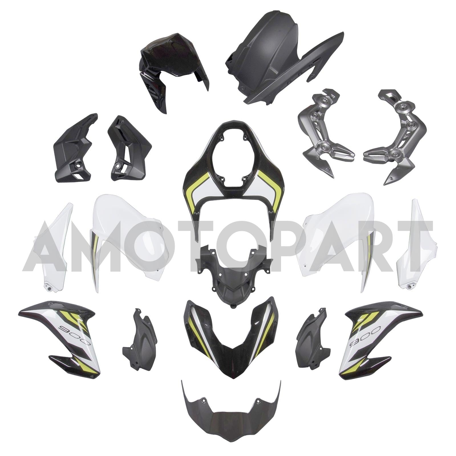 Amotopart Fairings  Kawasaki Z900 2017-2019 Fairing Kit