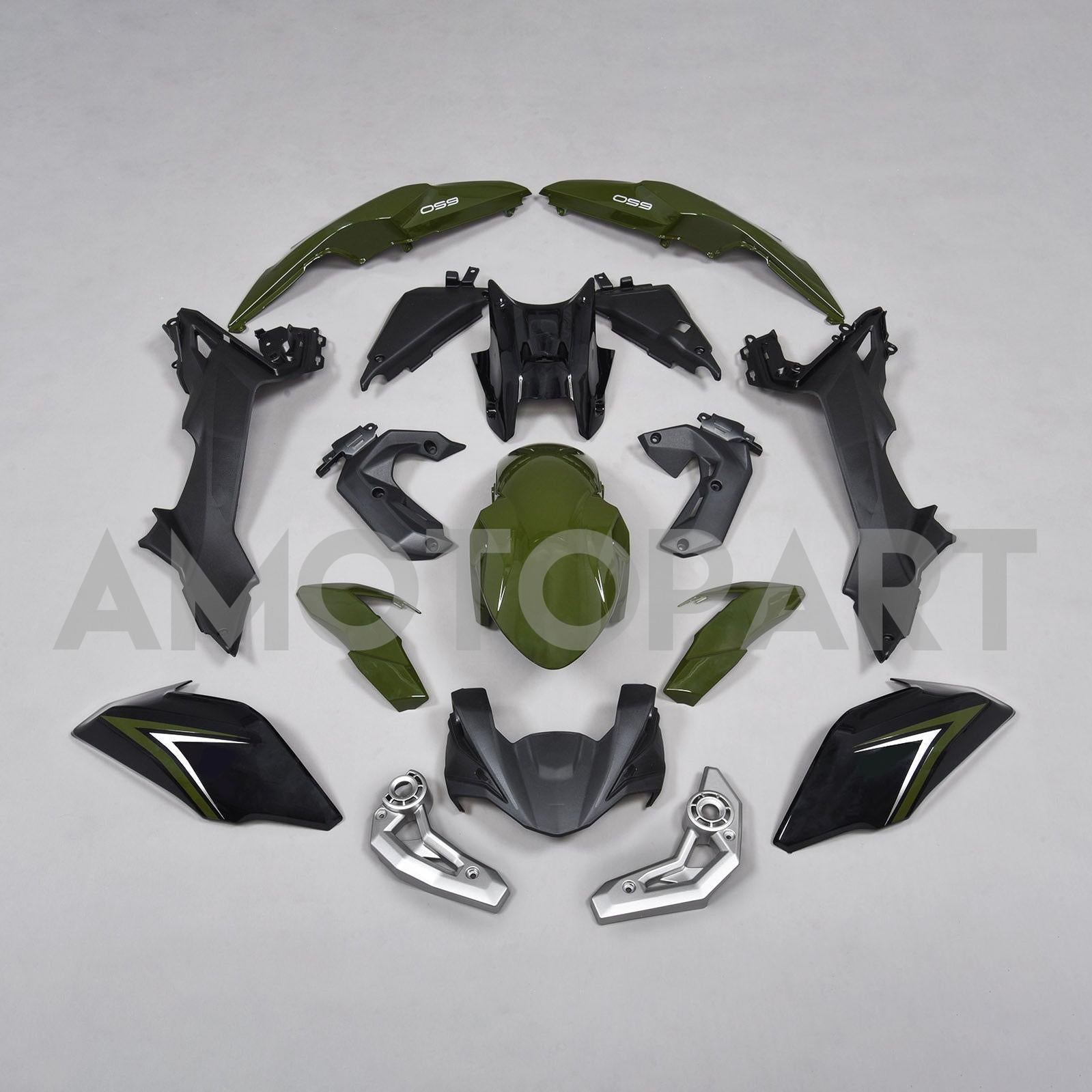 Fairings Amotopart Kawasaki Z650 Kit 2017-2019