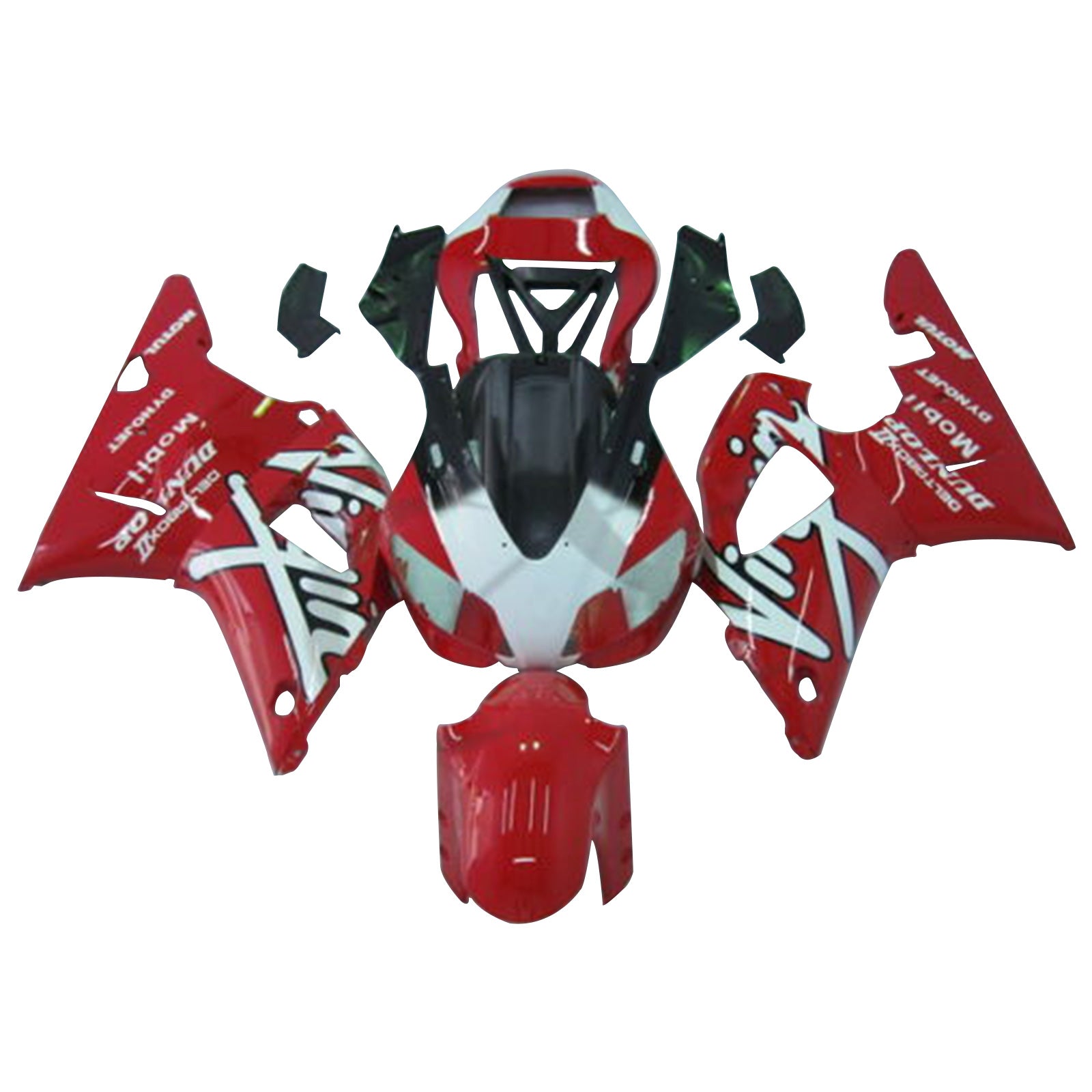 Amotopart 1998-1999 Yamaha YZF-R1 Kit de carenado rojo