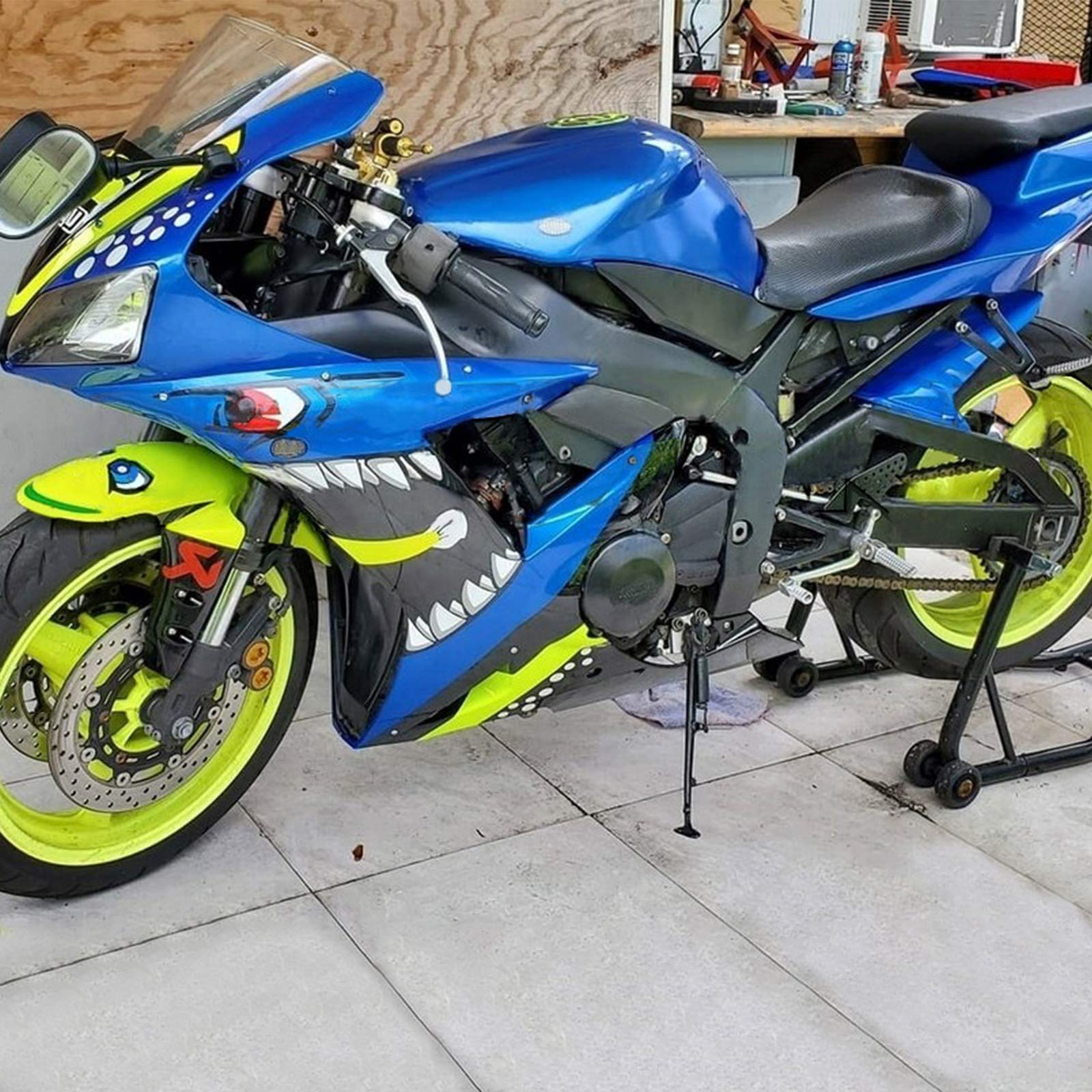 Amotopart Yamaha 2003-2004 YZF 600 R6  & 2006-2009 YZF R6S Multi Color Fairing Kit