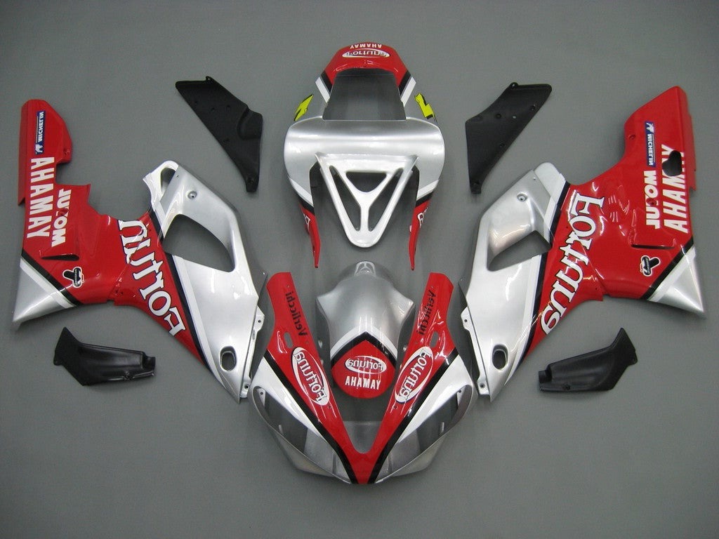 Amotopart 2000-2001 Yamaha R1 Fairing Red&Sliver Kit