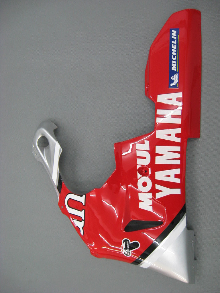 Amotopart 2000–2001 Yamaha R1 Verkleidungsset in Rot und Silber