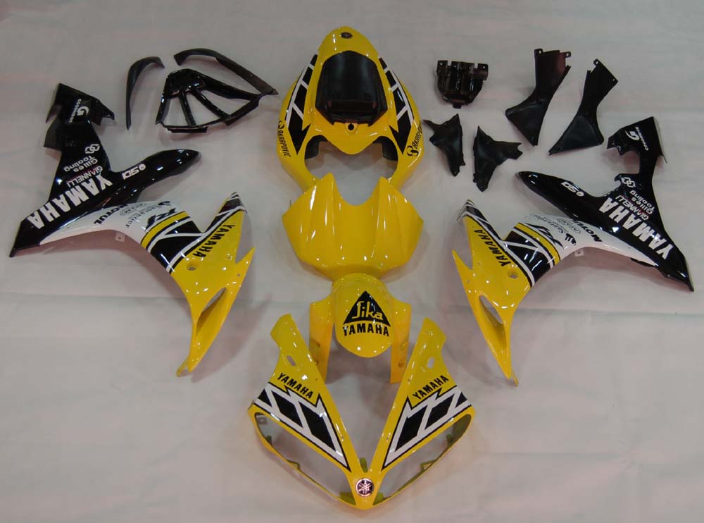 Amotopart 2004-2006 Yamaha R1 Fairing Yellow Kit