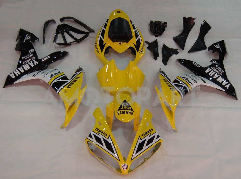 Amotopart 2004-2006 Yamaha R1 Fairing Yellow Kit