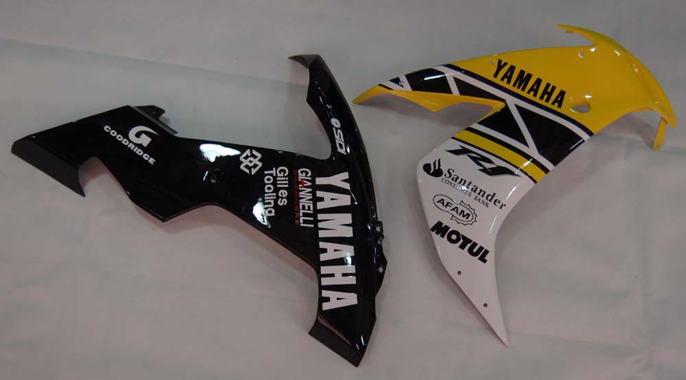 Amotopart Kit de carénage jaune Yamaha R1 2004-2006