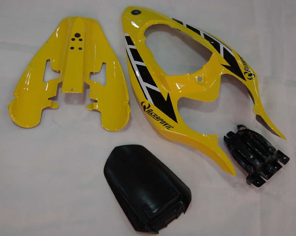 Amotopart Kit de carénage jaune Yamaha R1 2004-2006