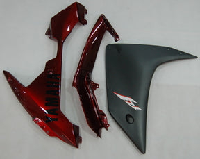 Kit carena Amotopart 2007-2008 Yamaha R1 nero e rosso
