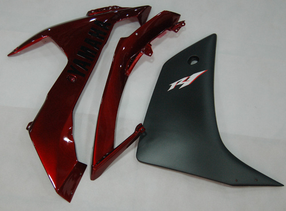 Kit carena Amotopart 2007-2008 Yamaha R1 nero e rosso