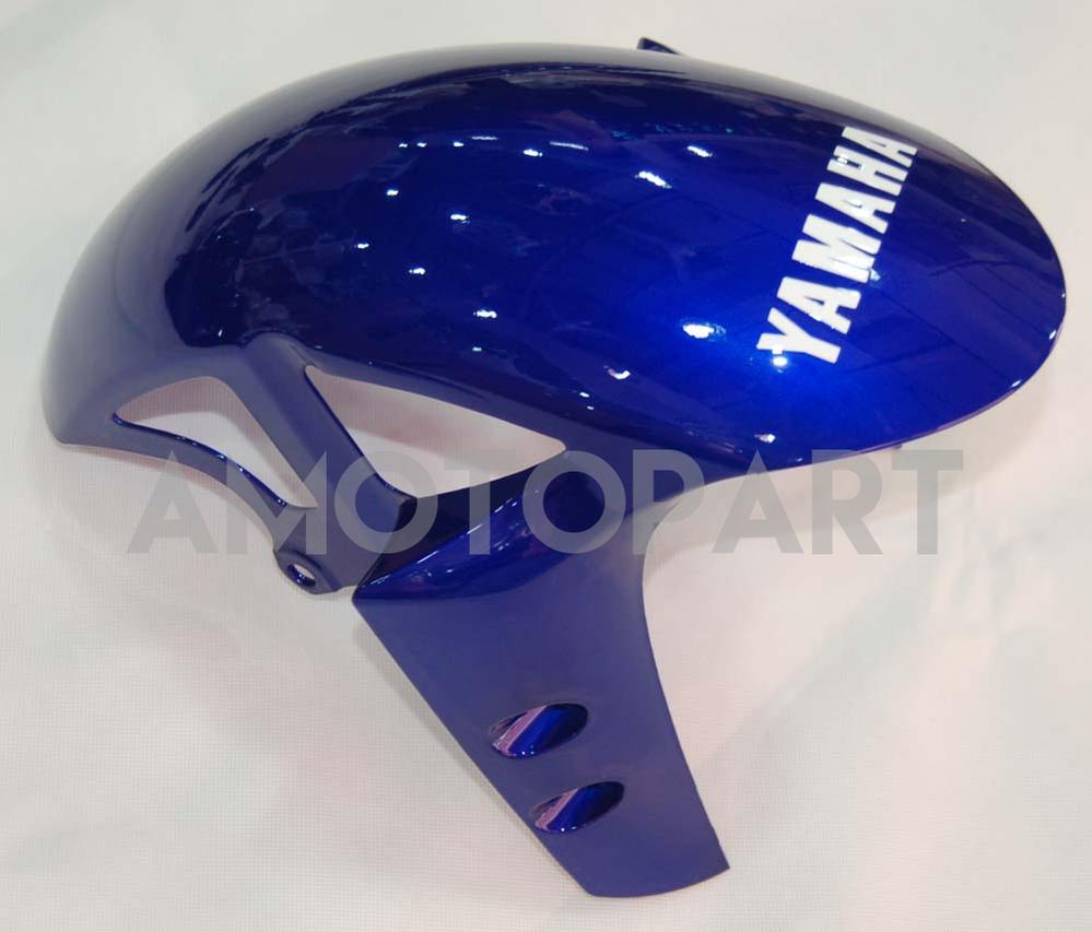 Amotopart 2009-2011 Yamaha R1 Fairing Blue&White Kit