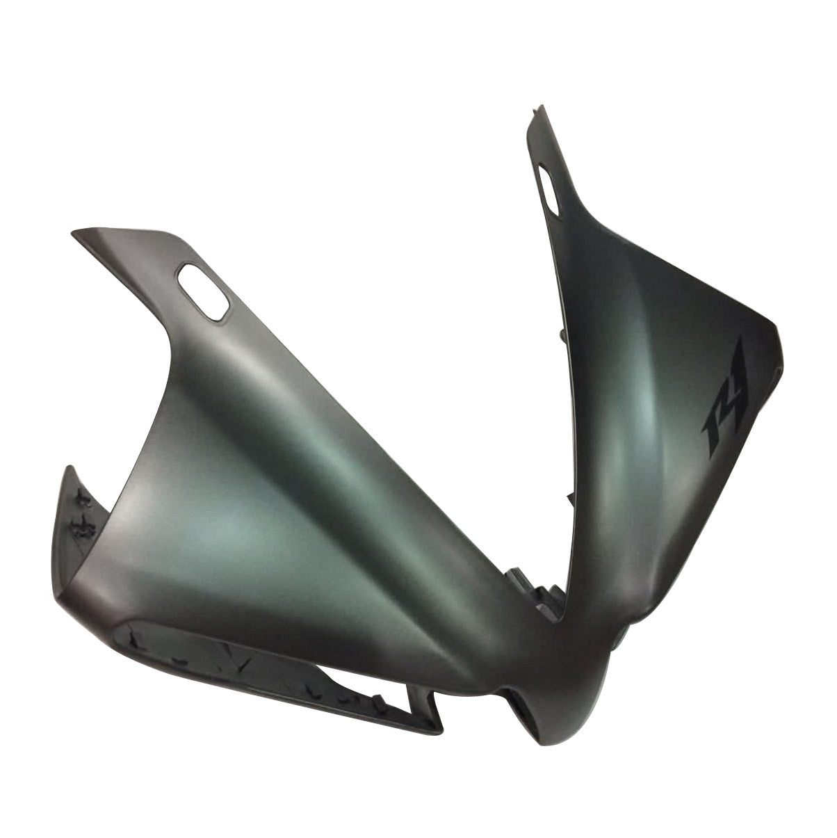 Amotopart 2012-2014 Yamaha R1 Fairing Matte Sliver Black Kit