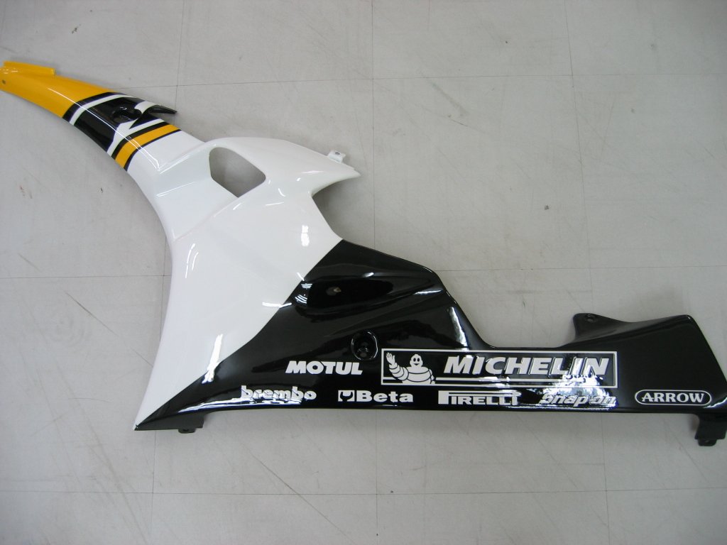 Amotopart Yamaha 2006–2007 YZF-R6 Gelb Weiß Schwarz Verkleidungsset