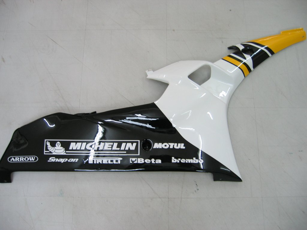 Amotopart Yamaha 2006-2007 YZF-R6 Yellow White Black Fairing Kit