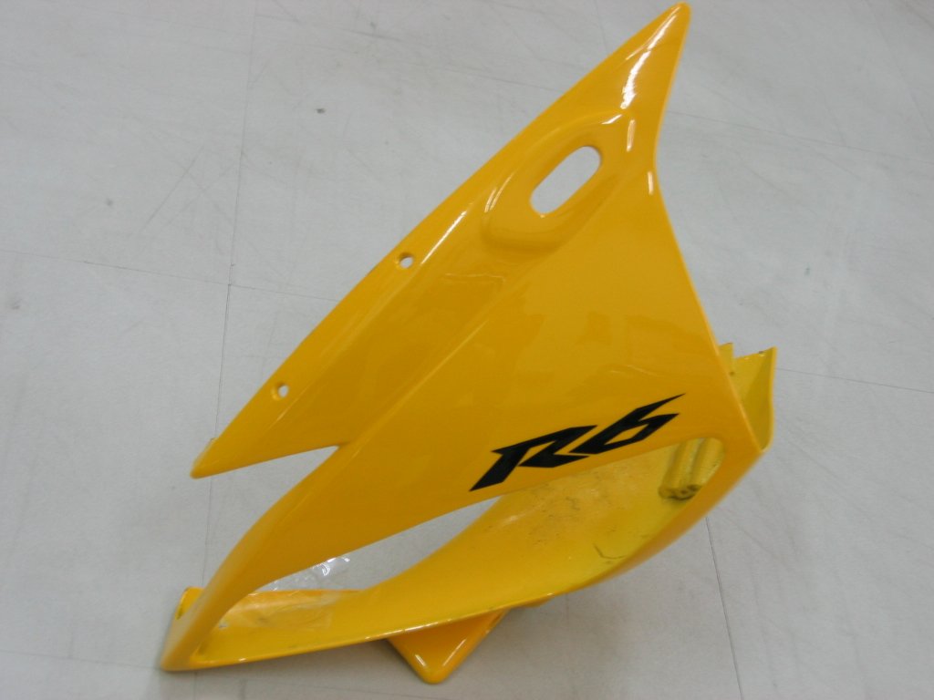 Amotopart Yamaha 2006-2007 YZF-R6 Yellow White Black Fairing Kit