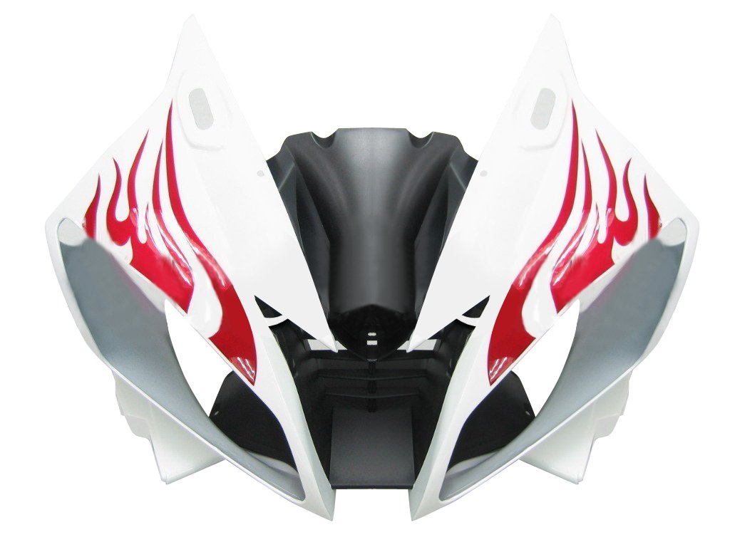 Carénages Amotopart Yamaha YZF-R6 2006-2007 Carénage Blanc & Kit de carénage rouge