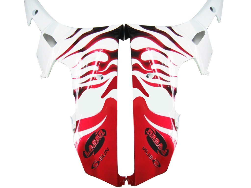 Carénages Amotopart Yamaha YZF-R6 2006-2007 Carénage Blanc & Kit de carénage rouge