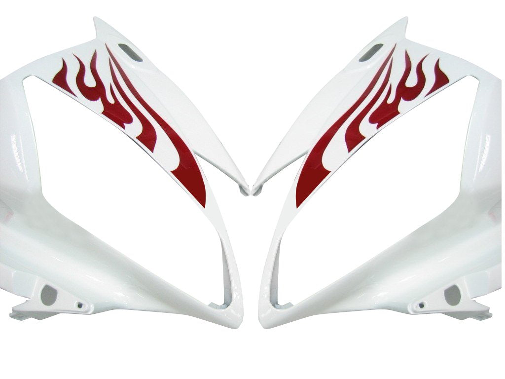Carénages Amotopart Yamaha YZF-R6 2006-2007 Carénage Blanc & Kit de carénage rouge