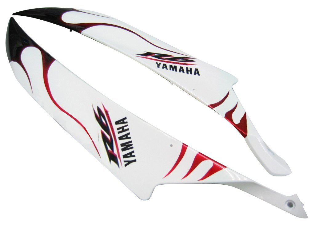 Carénages Amotopart Yamaha YZF-R6 2006-2007 Carénage Blanc & Kit de carénage rouge