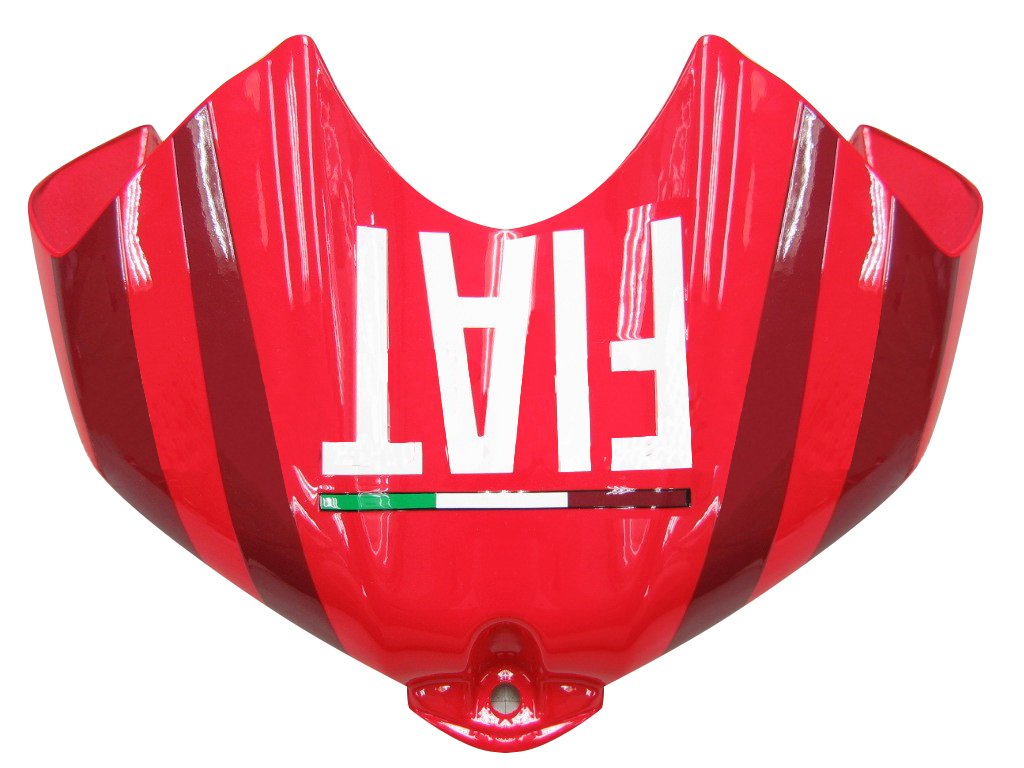 Amotopart Carénages Yamaha YZF-R6 2006-2007 Carénage Rouge Blanc Étoile FIAT Carénage Kit