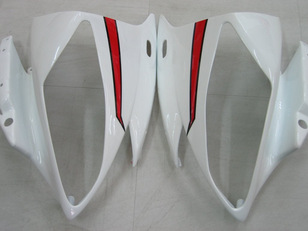 Amotopart Verkleidungen Yamaha YZF-R6 2006–2007 Verkleidung Weiß Rot Michelin Verkleidungsset