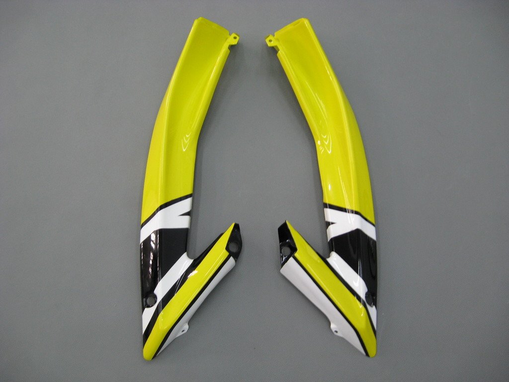 Amotopart Carénages Yamaha YZF-R6 2006-2007 Carénage Jaune Blanc Noir R6 Racing Kit de carénage