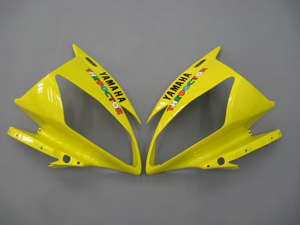 Amotopart Carénages Yamaha YZF-R6 2006-2007 Carénage Jaune Bleu No.46 Camel R6 Racing Kit de carénage