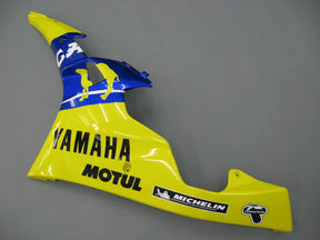 Carene Amotopart Yamaha YZF-R6 2006-2007 Carena Giallo Blu No.46 Camel R6 Kit carena da corsa