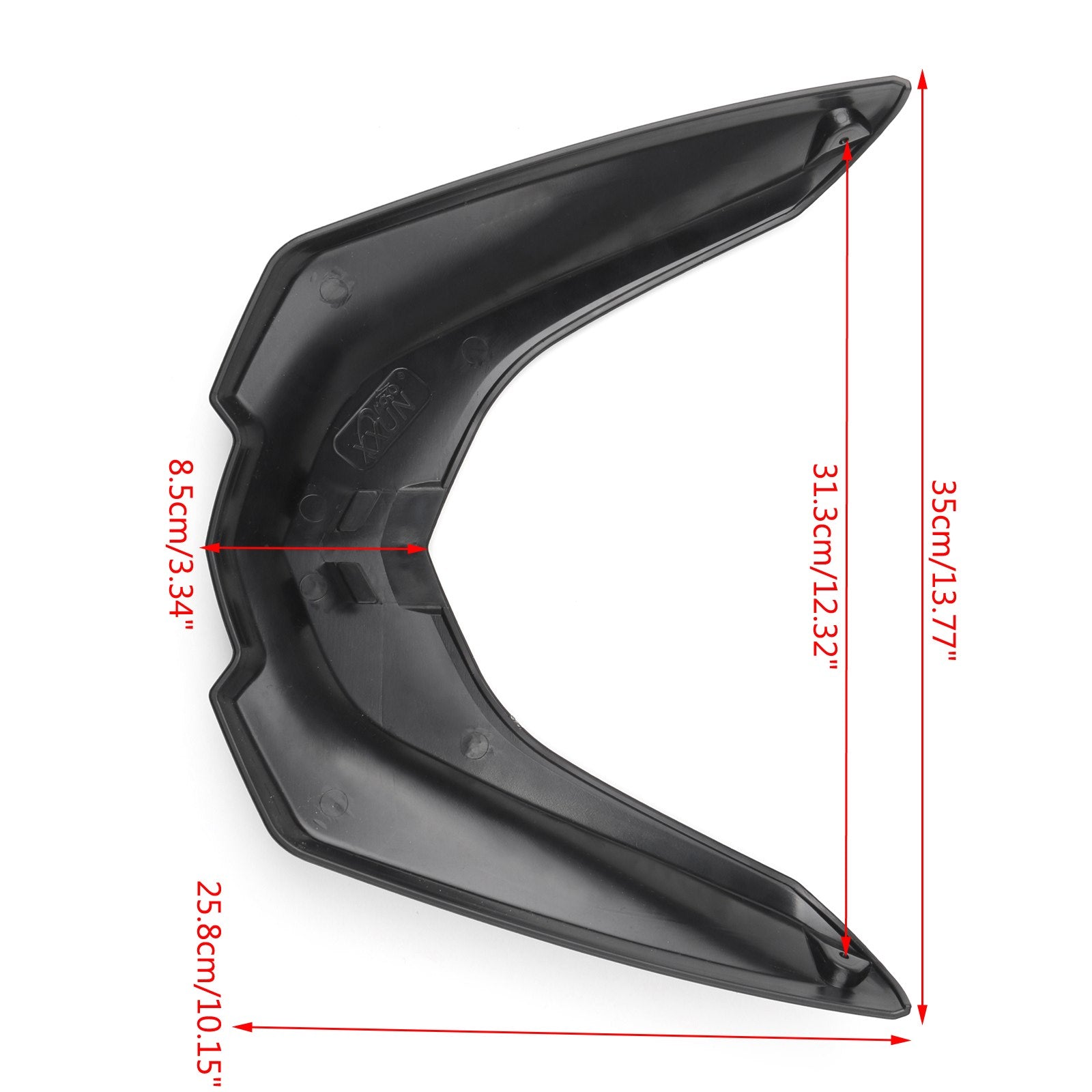 Black Front Hugger Wheel Cover Beak Extension For BMW R1200GS LC 2013-2016