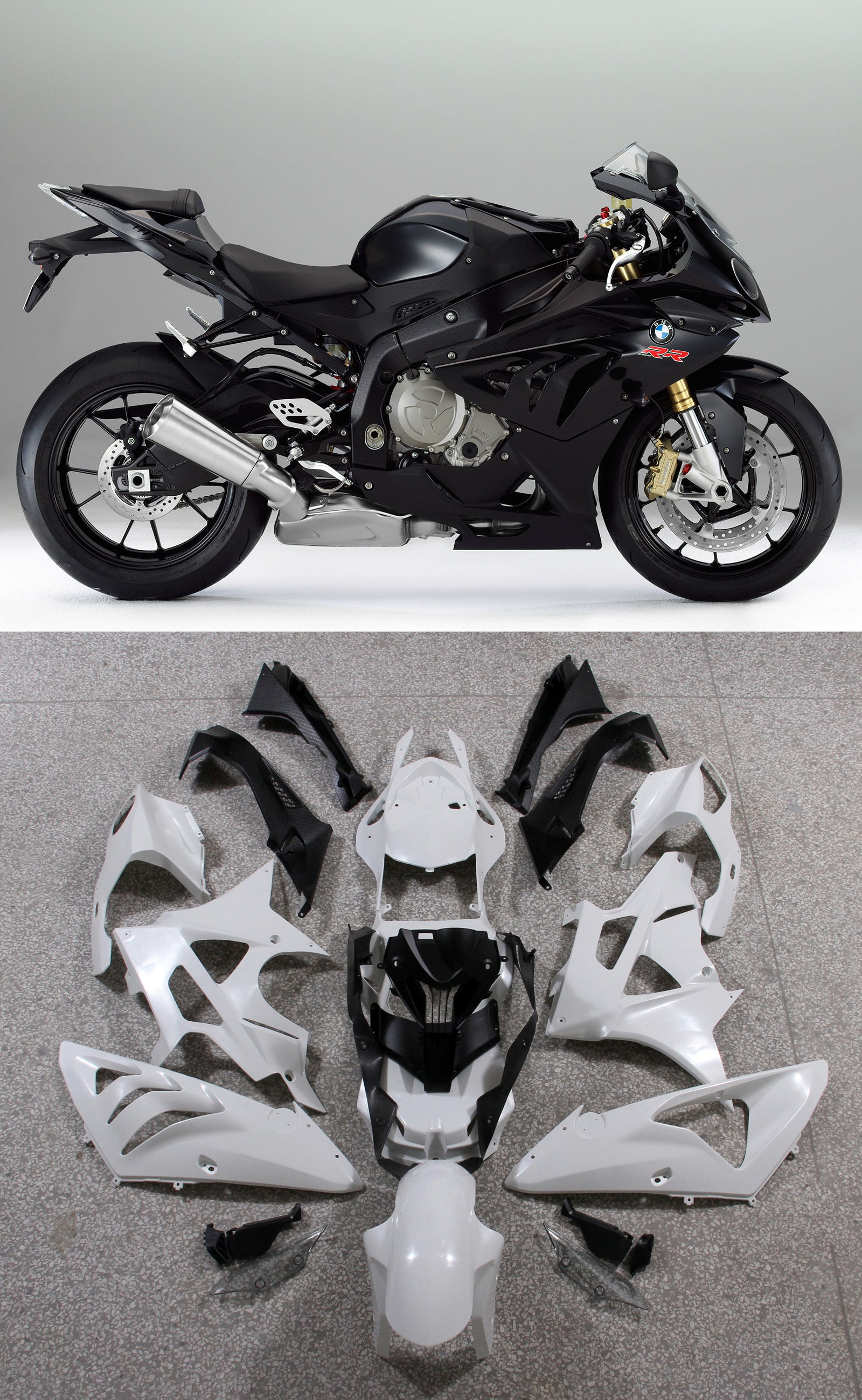 Generic Fit For BMW S1000RR  2009-2014 Bodywork Fairing ABS Injection Molding 13 Style