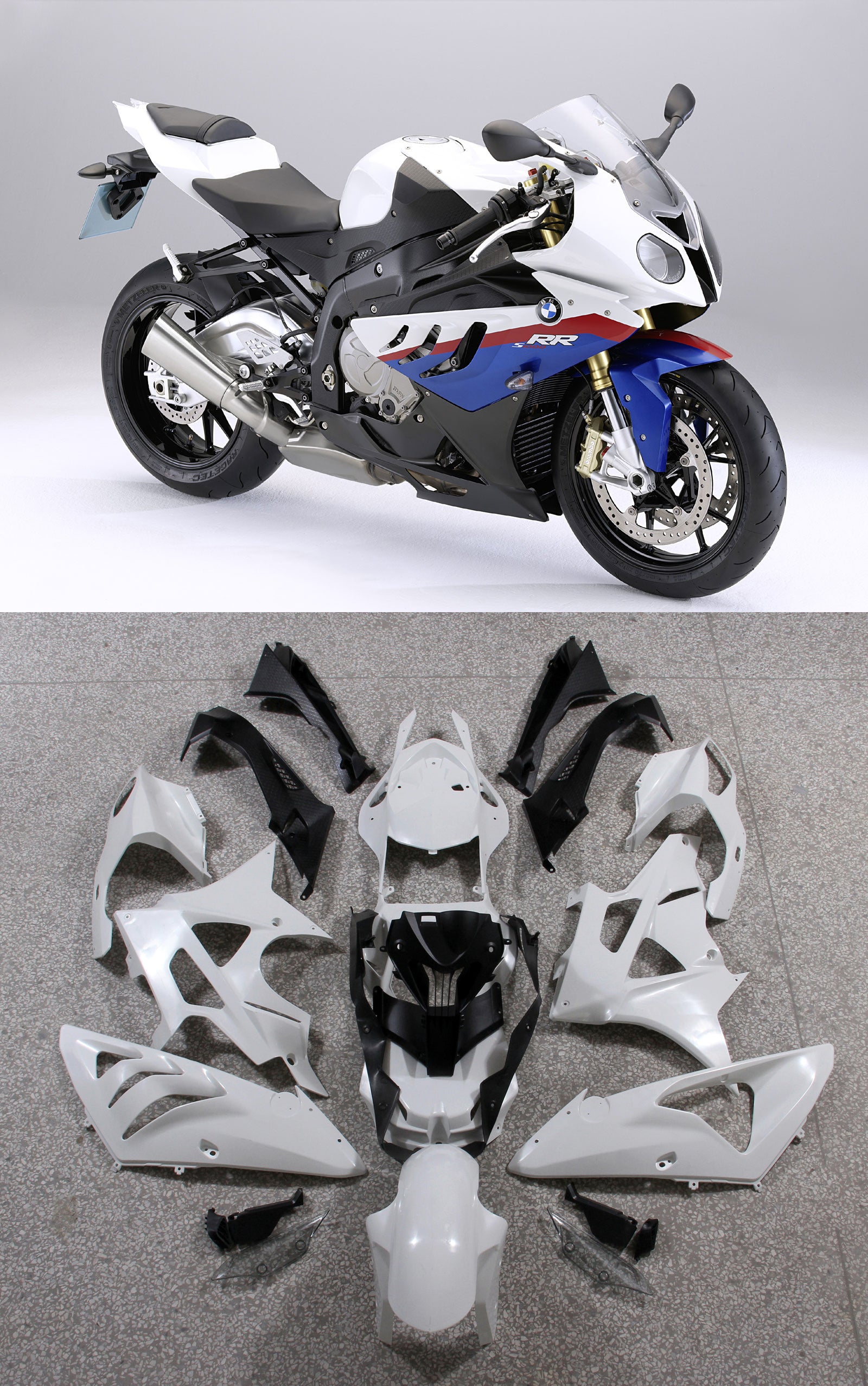 Generic Fit For BMW S1000RR  2009-2014 Bodywork Fairing ABS Injection Molding 13 Style