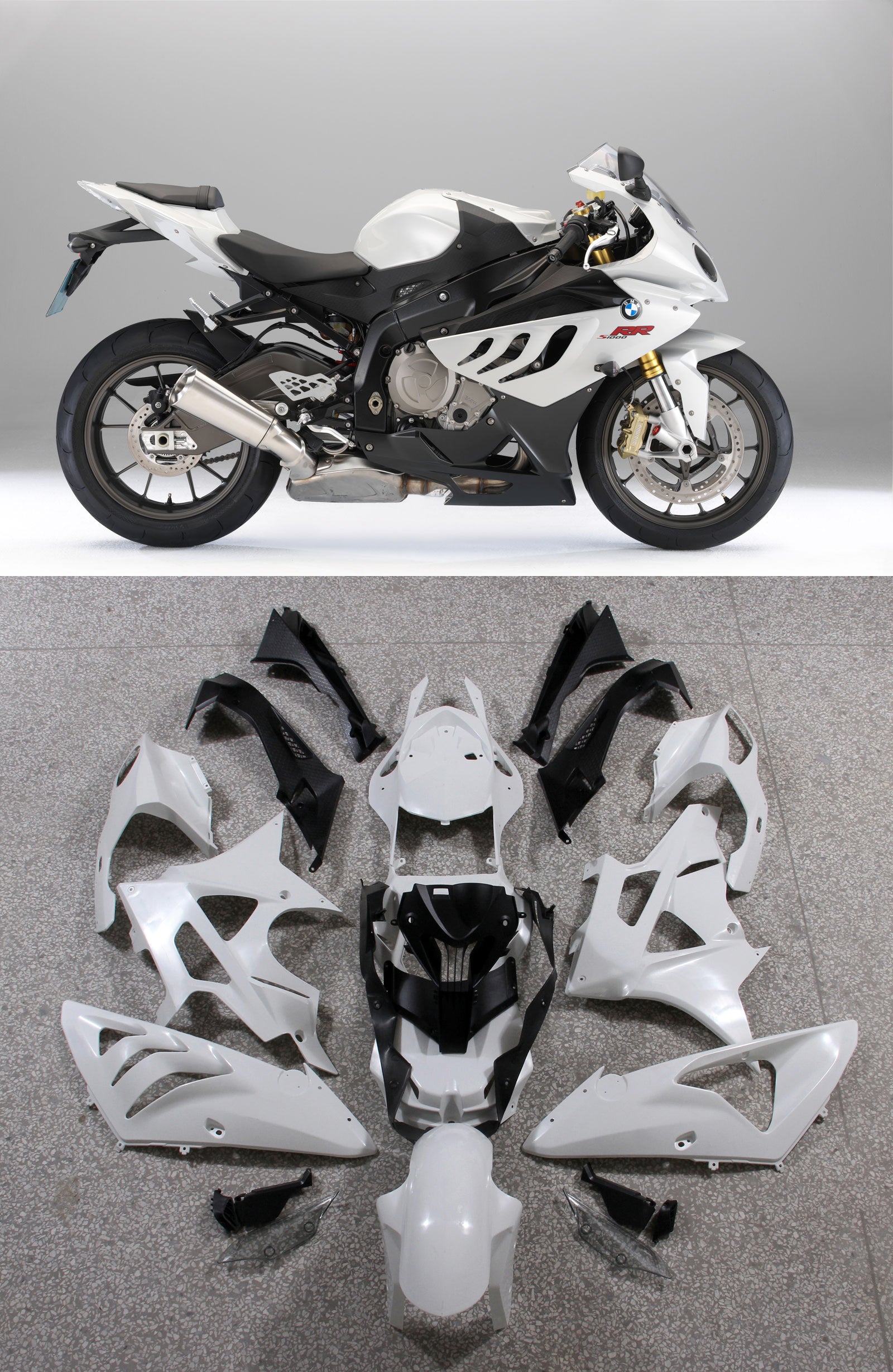 Generic Fit For BMW S1000RR  2009-2014 Bodywork Fairing ABS Injection Molding 13 Style