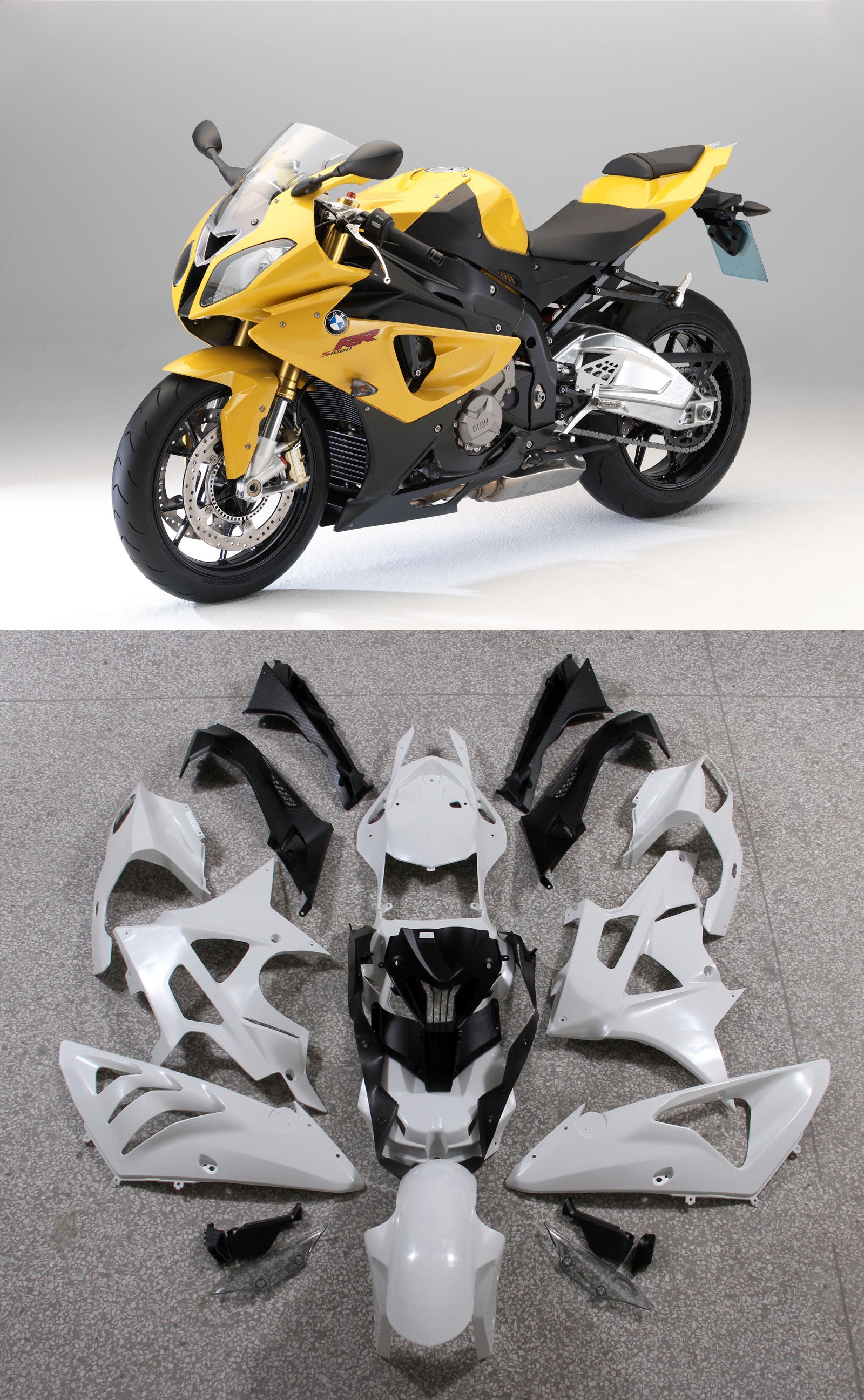 Generic Fit For BMW S1000RR  2009-2014 Bodywork Fairing ABS Injection Molding 13 Style