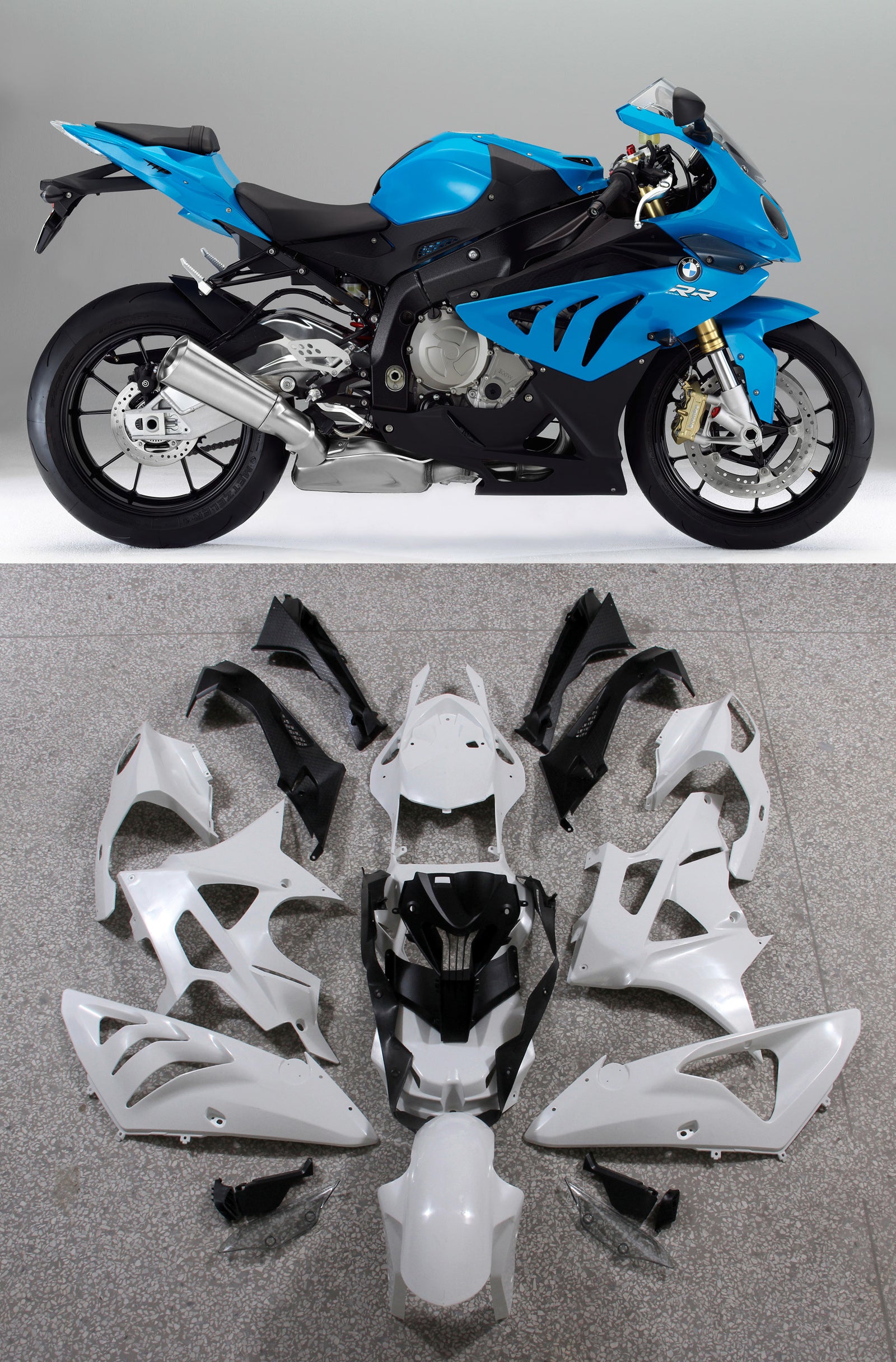 Generic Fit For BMW S1000RR  2009-2014 Bodywork Fairing ABS Injection Molding 13 Style