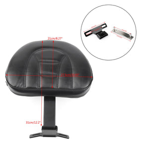 Adjustable Driver Rider Backrest Pad For 07-2019 Fatboy Heritage Softail Generic
