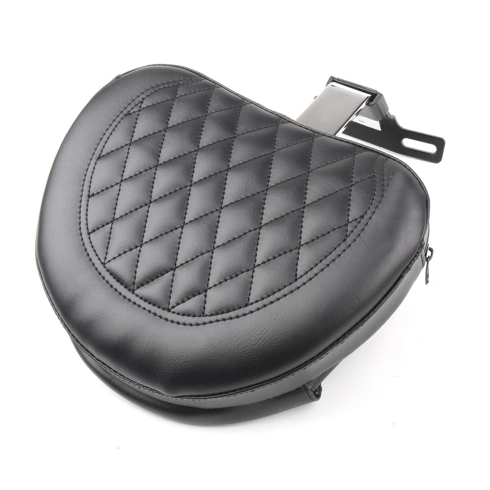 Driver Rider Backrest Pad For 07-17 Fatboy FLSTF Heritage Softail Generic