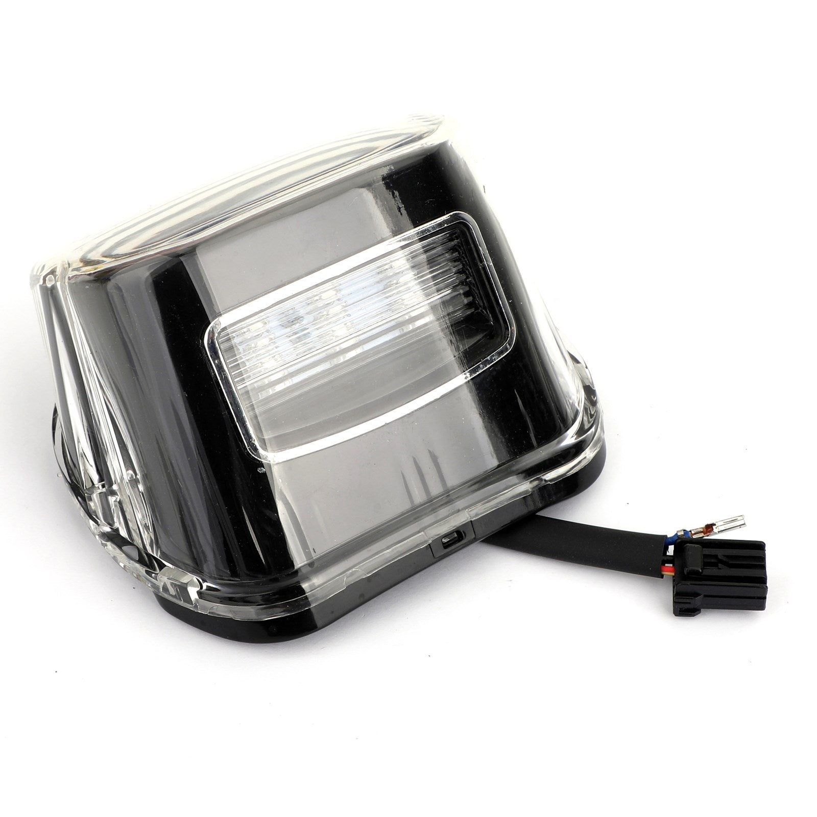 Rote LED-Rücklicht-Bremsleuchte für Road King Glide Fatboy Touring Schwarz