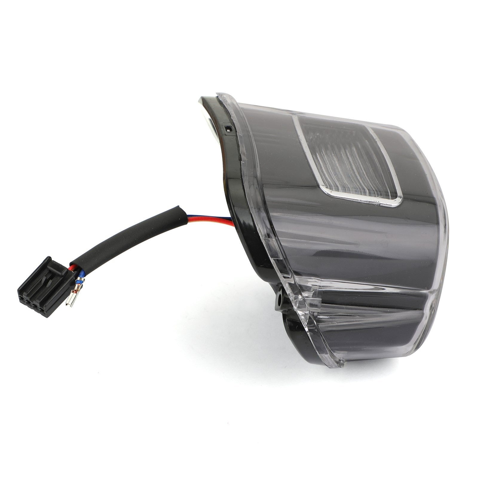 Rote LED-Rücklicht-Bremsleuchte für Road King Glide Fatboy Touring Schwarz