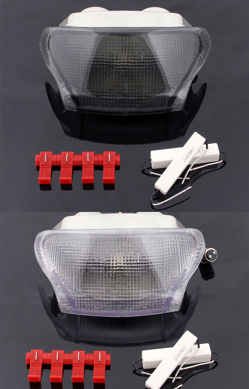 Clear Taillight integrated Turn Signals for Triumph Daytona 995 Speed Triple