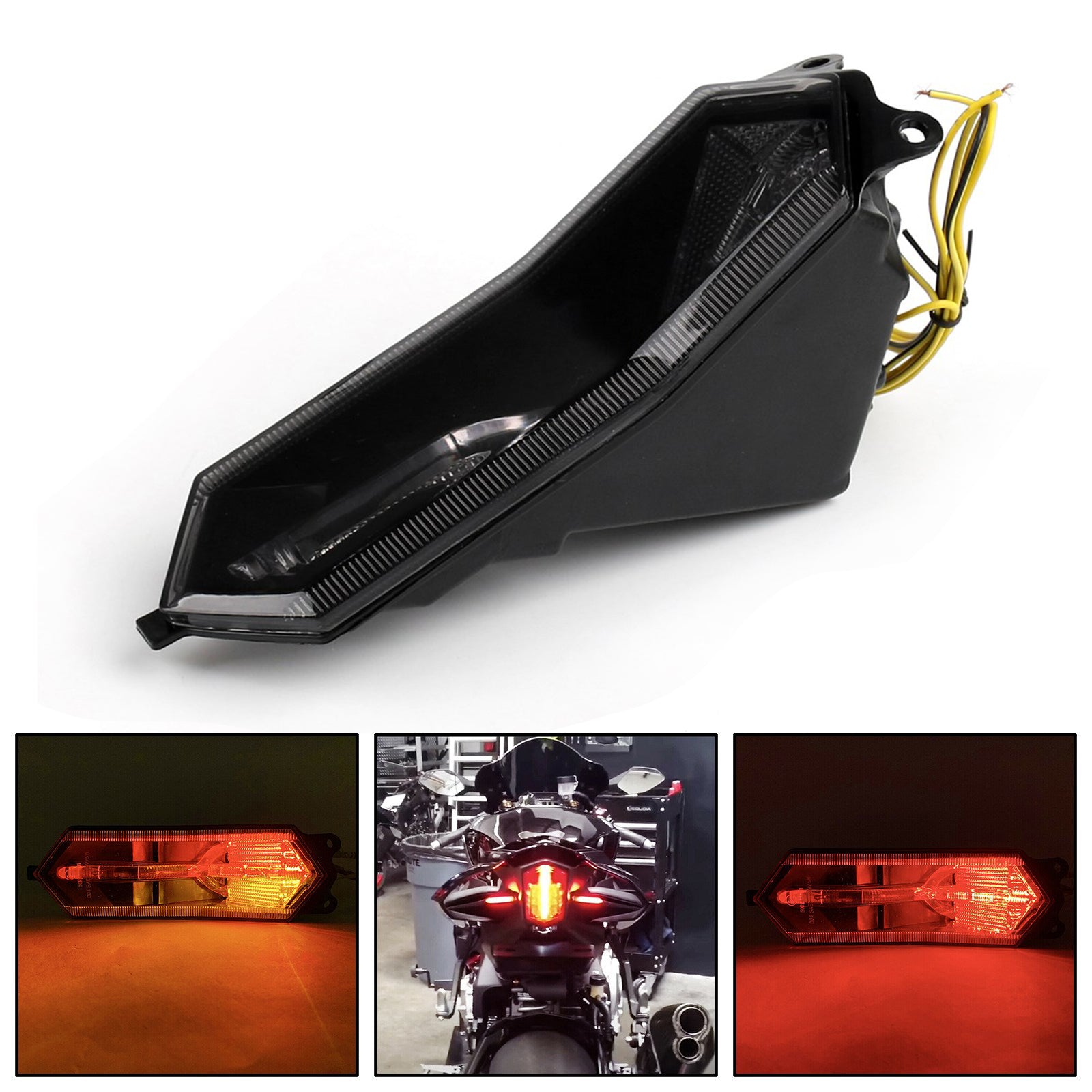 2015-2022 Yamaha YZF R6 R1 R1S R7 Tail light Integrated Turn Signals