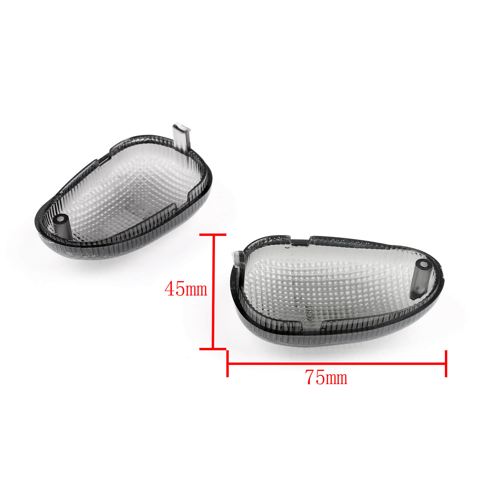 Vordere Blinker-Lichtgläser für Aprilia Tuono 2002–2004, Mille 2001–2004