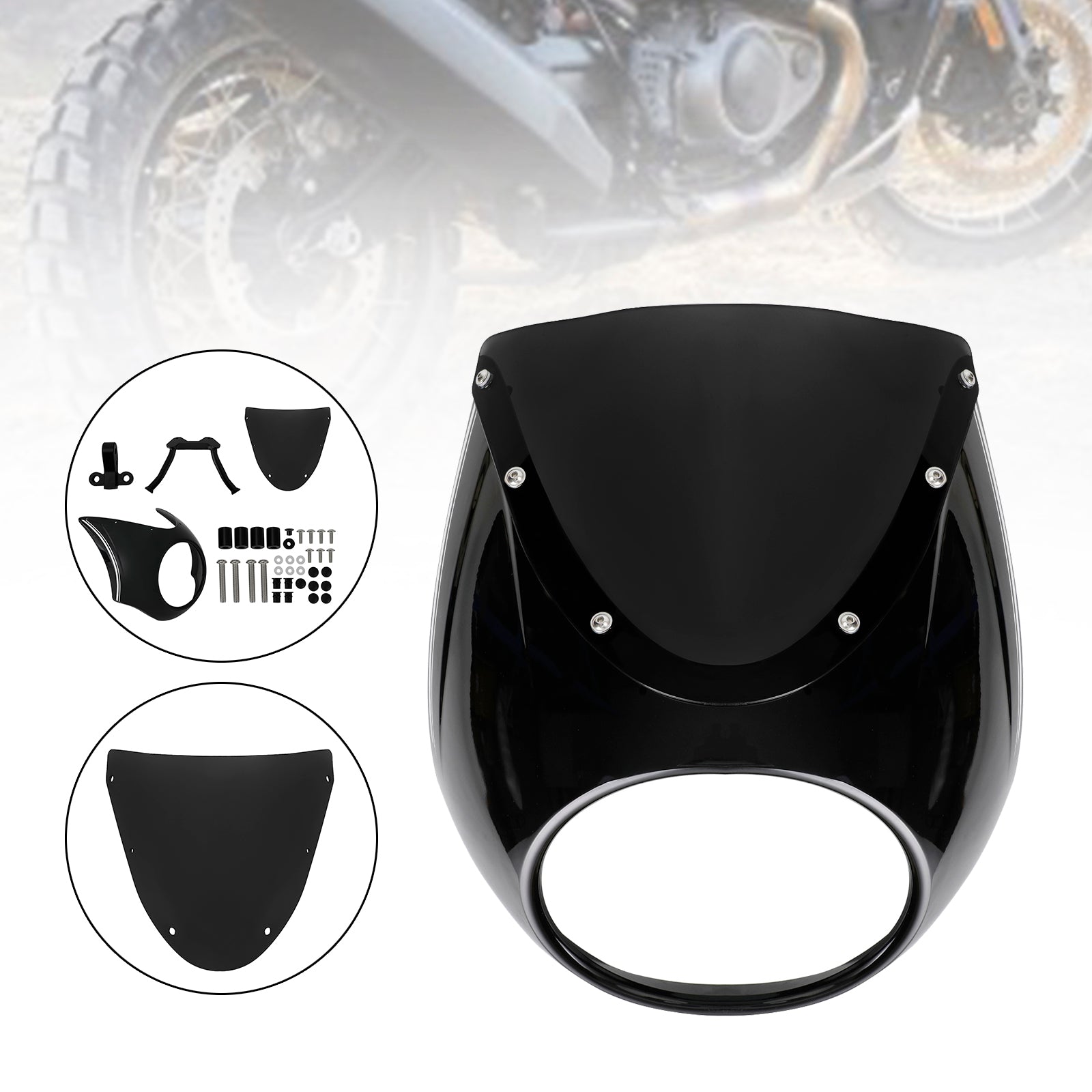 Couvercle de pare-brise de phare, pare-brise adapté à la BMW R18 2020 – 2022