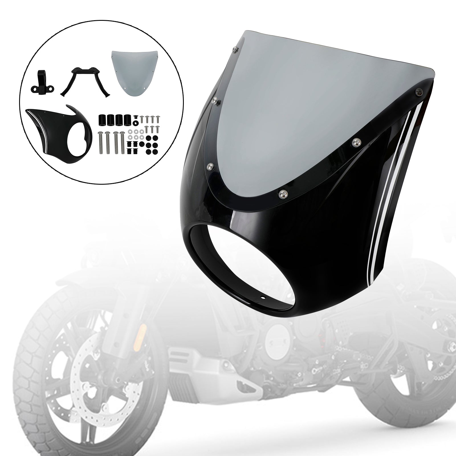 Headlight Windscreen Cover Windshield WindScreen fit for BMW R18 2020-2022