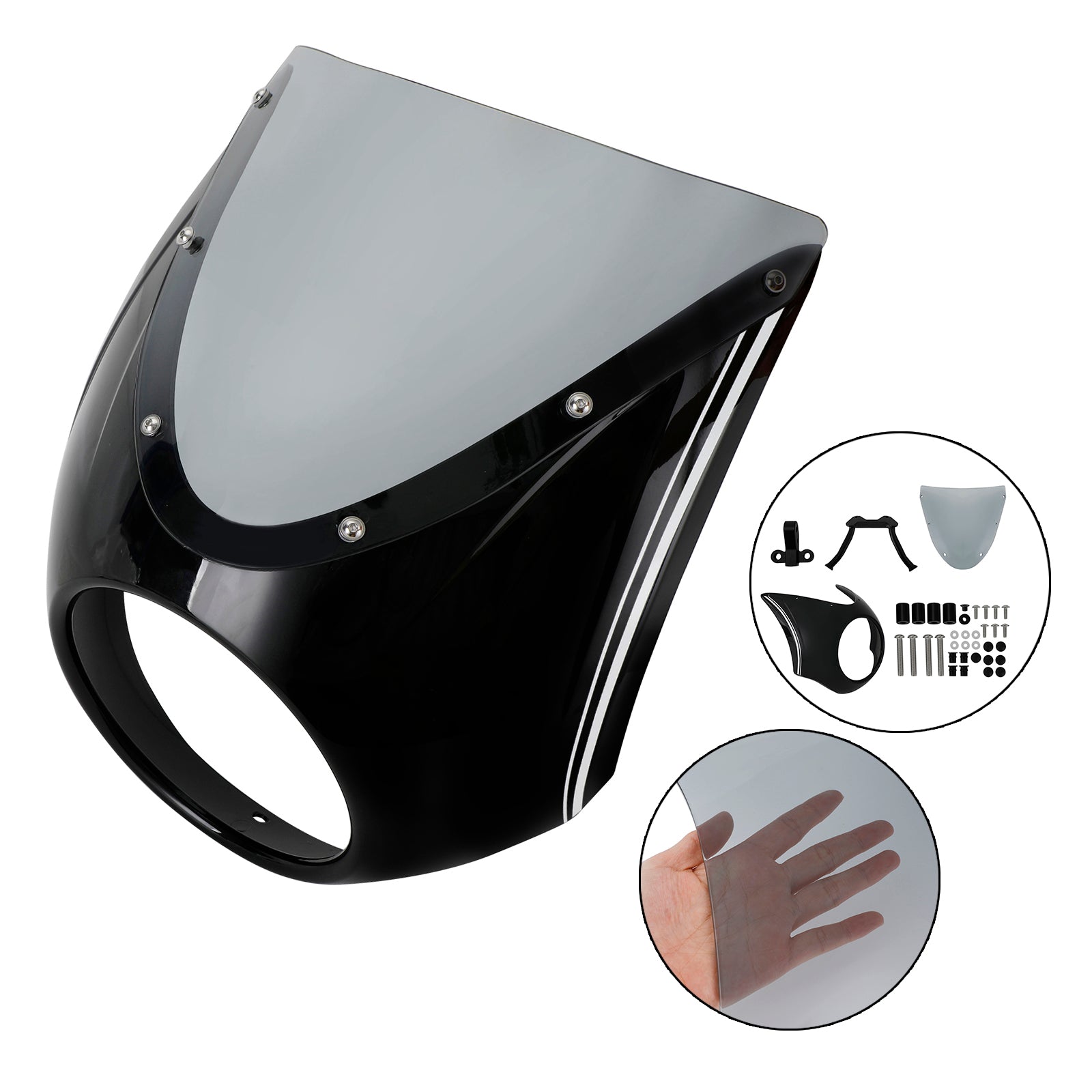 Headlight Windscreen Cover Windshield WindScreen fit for BMW R18 2020-2022