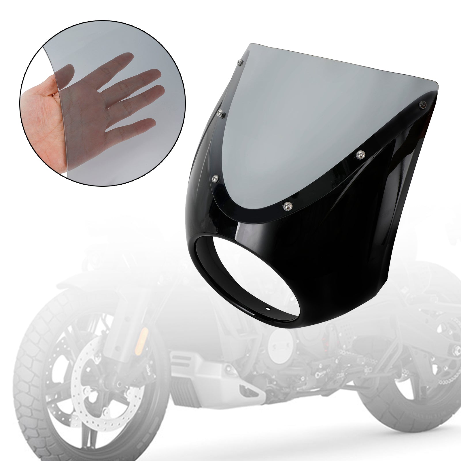 Headlight Windscreen Cover Windshield WindScreen fit for BMW R18 2020-2022