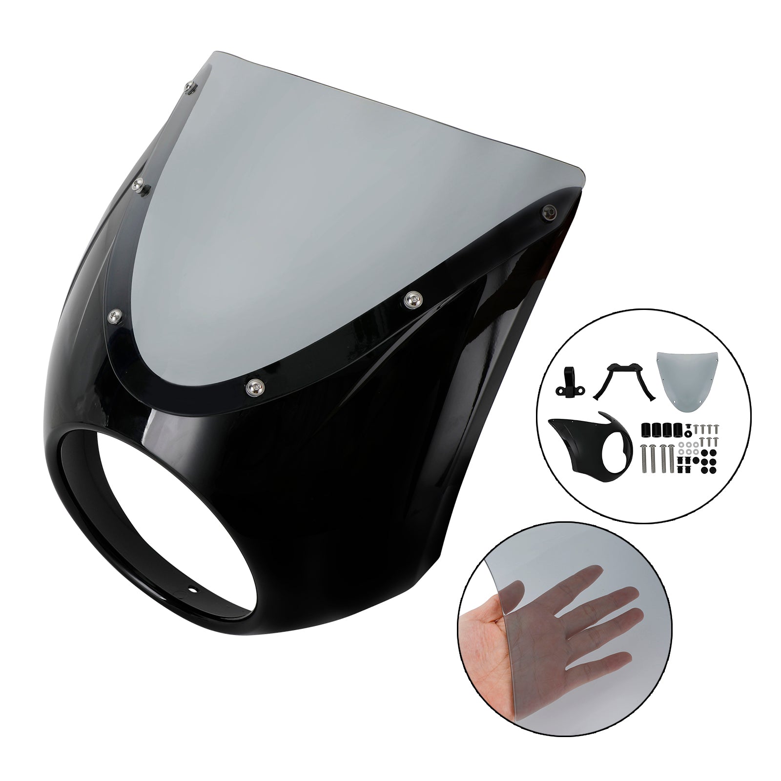 Headlight Windscreen Cover Windshield WindScreen fit for BMW R18 2020-2022