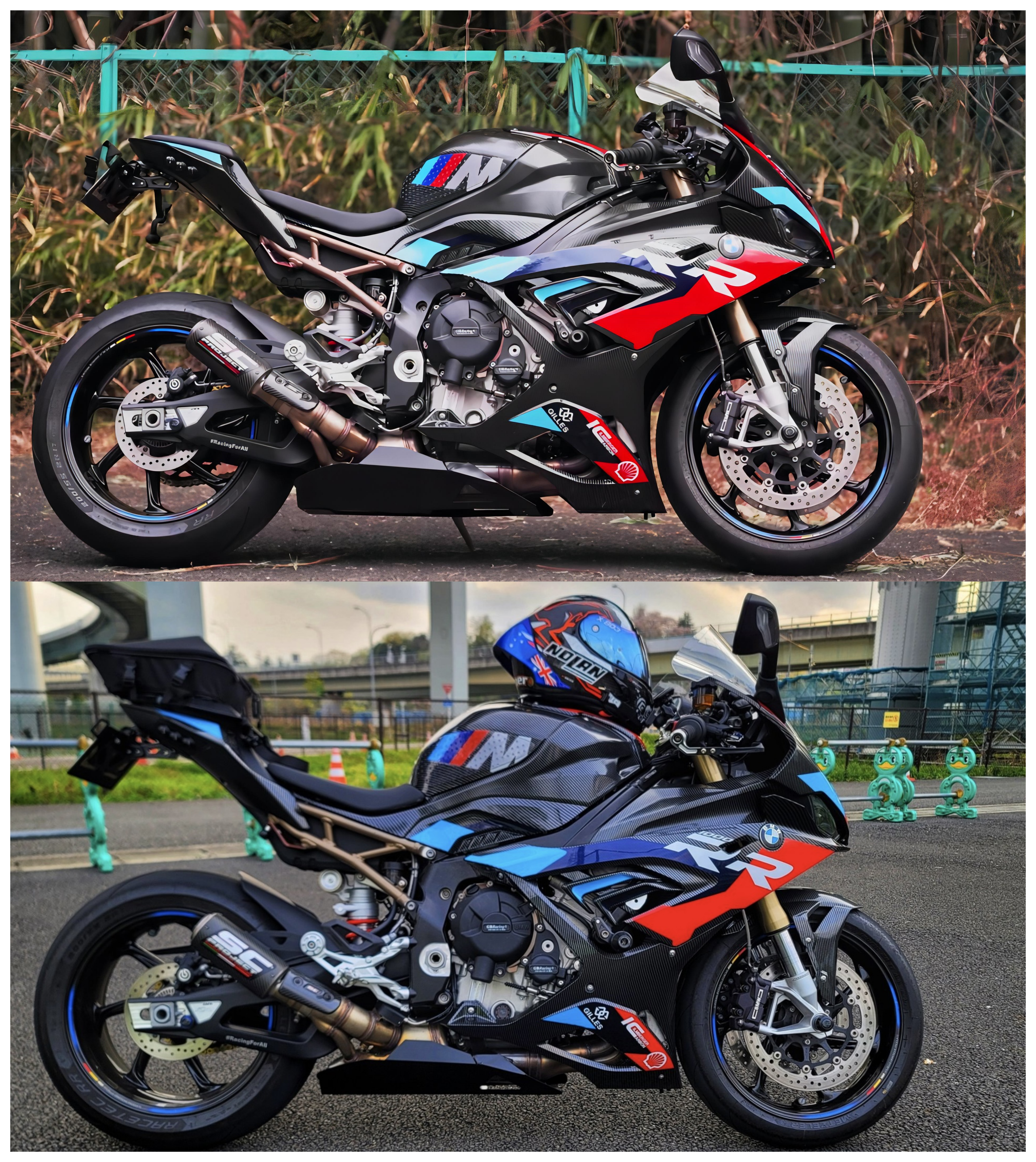 Amotopart BMW 2019-2022 S1000RR/M1000RR Carbon fiber pattern Fairing Kit