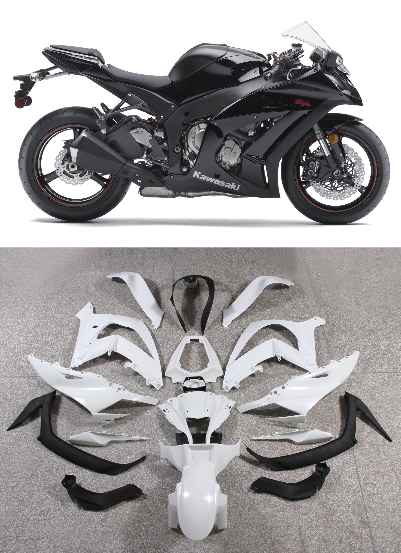 Amotopart Fairings Kawasaki ZX10R 2011-2015 Fairing Kit