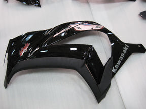 Amotopart 2011–2015 Kawasaki ZX10R Verkleidung G-Schwarz Kit