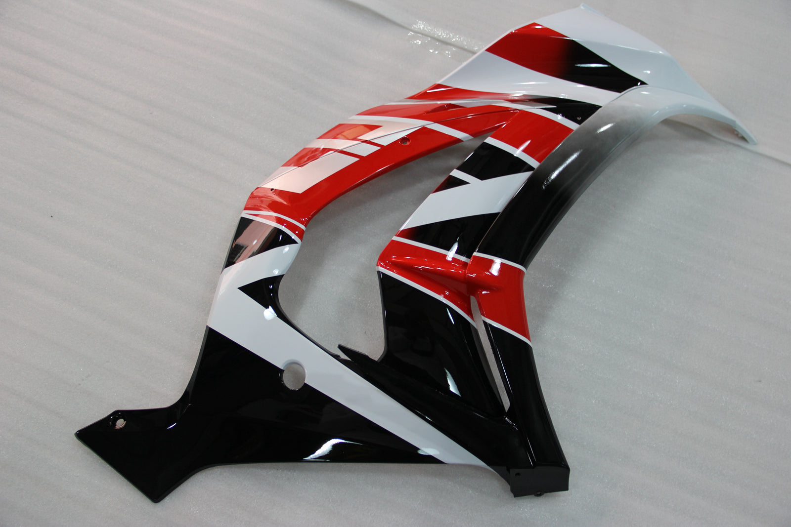 Amotopart 2011-2015 Kawasaki ZX10R Fairing White&Red Kit